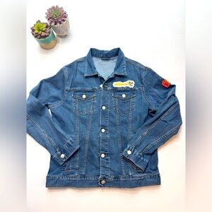 Walt Disney Resort Mickey Mouse Denim Jacket Size M